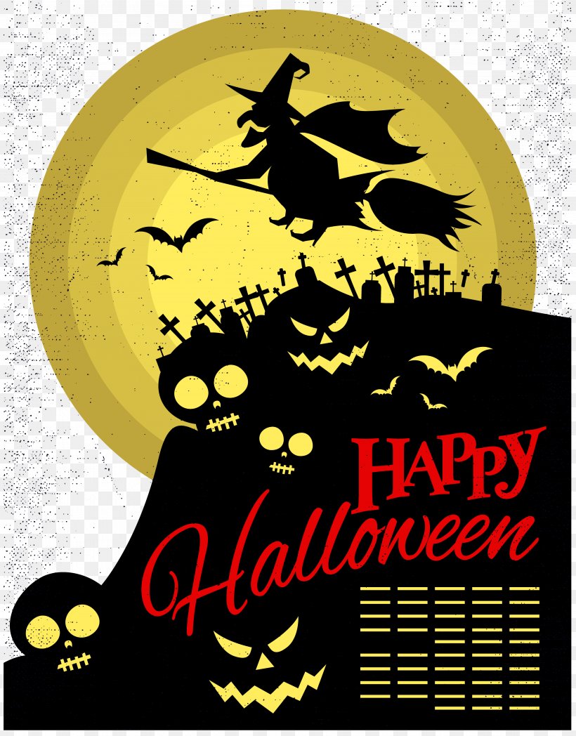 Poster Halloween Illustration, PNG, 3862x4939px, Poster, Art, Brand, Halloween, Illustrator Download Free