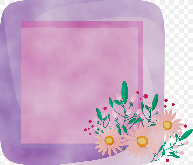 Lavender, PNG, 2999x2556px, Flower Photo Frame, Flower, Flower Frame, Lavender, Paint Download Free