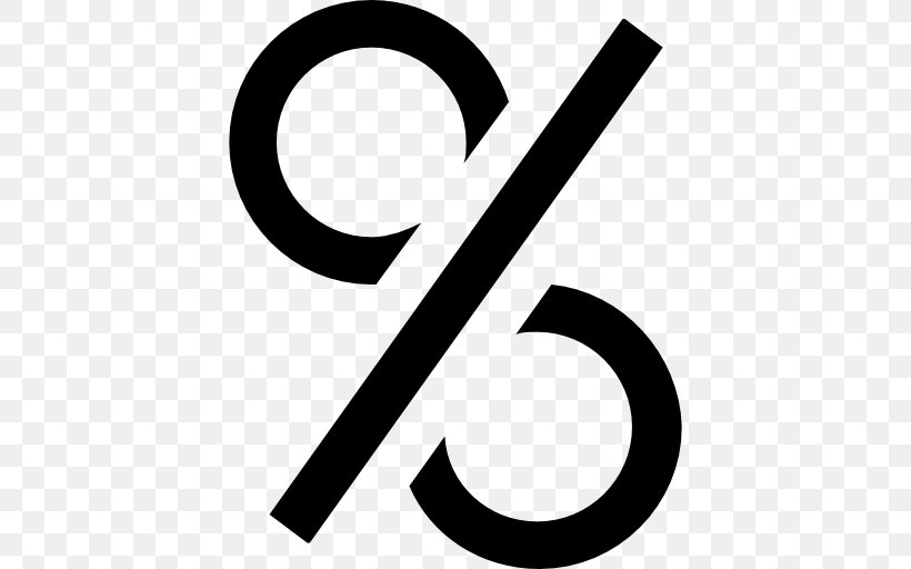 Percentage Percent Sign Symbol, PNG, 512x512px, Percentage, Area, Black And White, Brand, Mathematics Download Free