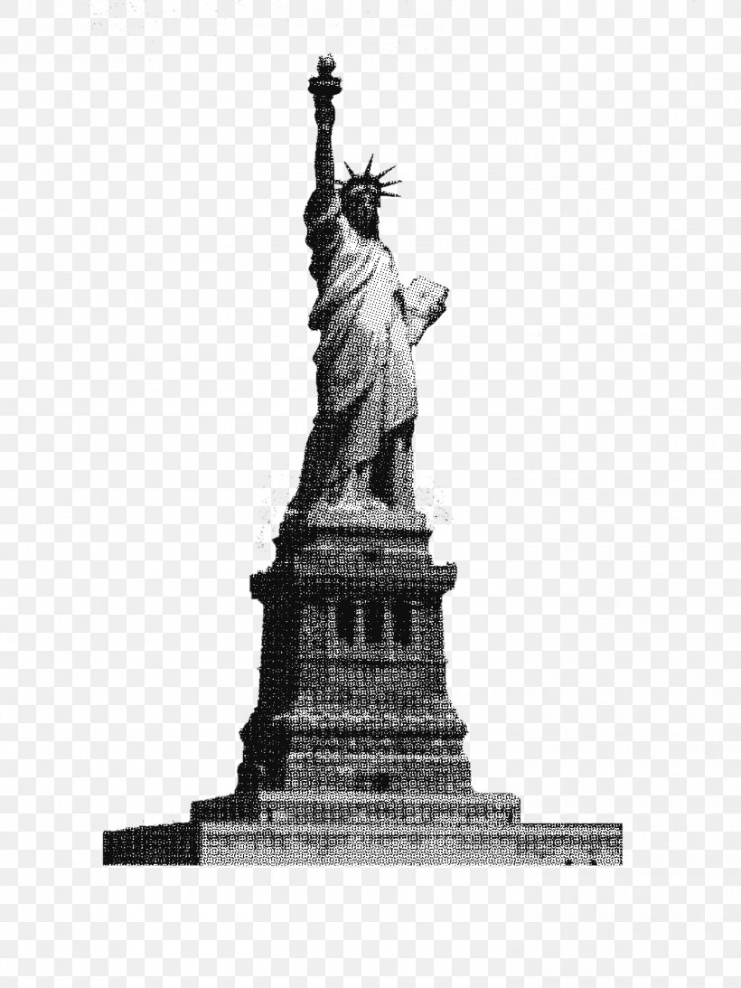 Statue Of Liberty David Sculpture Monument, PNG, 1500x2000px, Statue, Art, Artwork, Black And White, Classical Sculpture Download Free