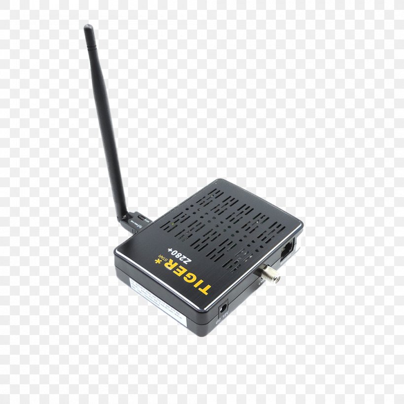 Tiger Wireless Access Points IPTV Radio Receiver Internet, PNG, 1000x1000px, Tiger, Aerials, Dvbs, Electronic Device, Electronics Download Free