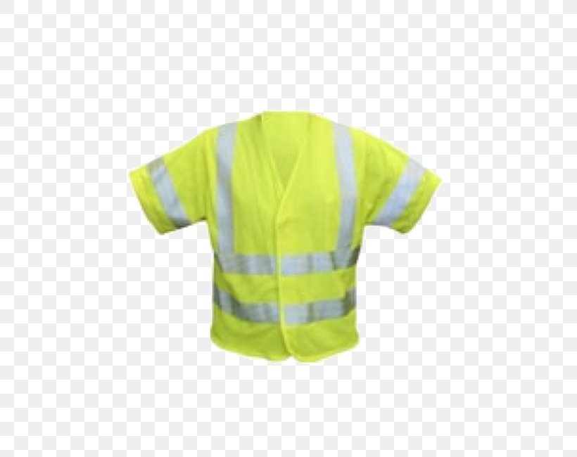 Sleeve T-shirt Personal Protective Equipment Jacket High-visibility Clothing, PNG, 650x650px, Sleeve, Balaclava, Cotton, Gilets, Green Download Free