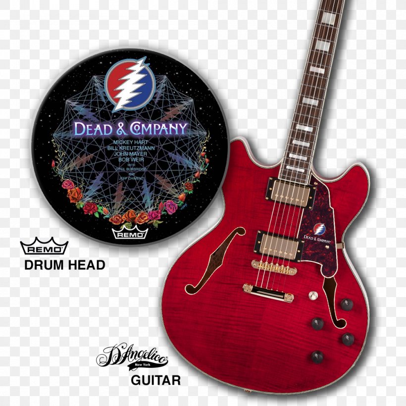 Bass Guitar Dead & Company Summer Tour 2016 Dead & Company Summer Tour 2018 Electric Guitar, PNG, 1000x1000px, Watercolor, Cartoon, Flower, Frame, Heart Download Free