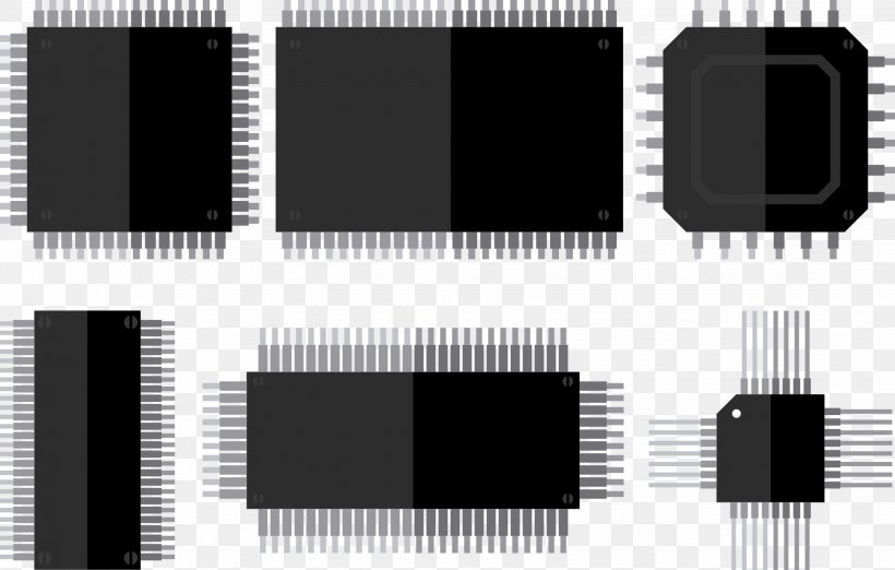 Transistor Integrated Circuit Microchip Technology, PNG, 2045x1302px, Transistor, Black And White, Brand, Circuit Component, Computer Download Free