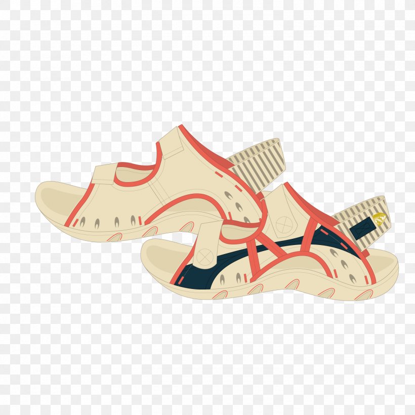 Shoe Sandal Walking Pattern, PNG, 1500x1501px, Shoe, Beige, Brand, Footwear, Outdoor Recreation Download Free