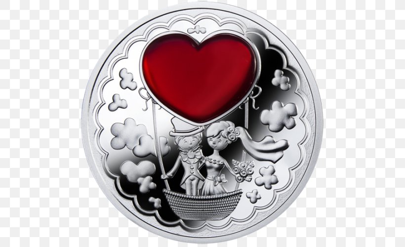 Silver Coin Numismatics Coin Set, PNG, 500x500px, Watercolor, Cartoon, Flower, Frame, Heart Download Free