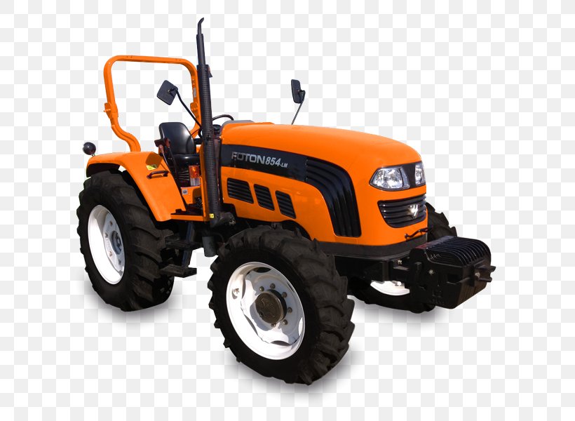 Tractor Foton Motor Agricultural Machinery Agriculture, PNG, 655x600px, Tractor, Agricultural Machinery, Agriculture, Automotive Tire, Brand Download Free