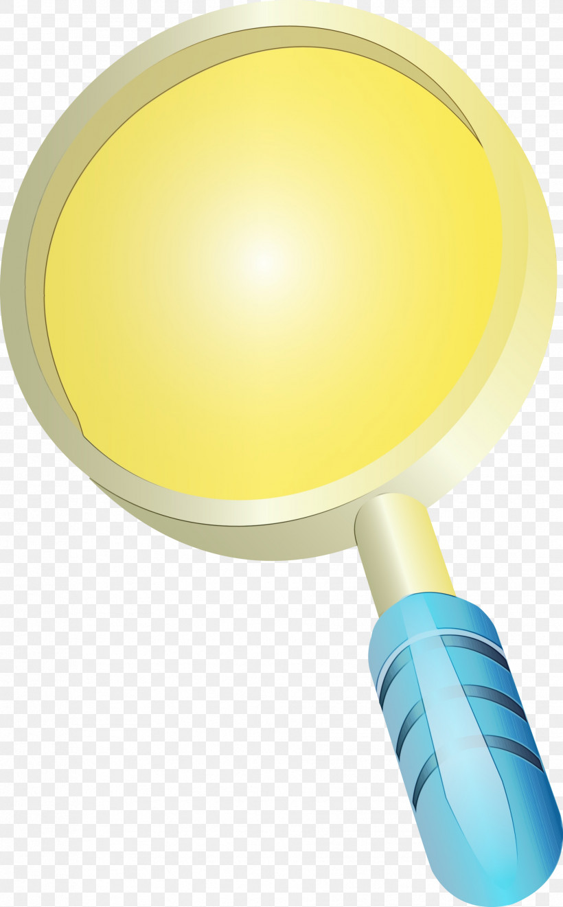 Yellow, PNG, 1862x3000px, Magnifying Glass, Magnifier, Paint, Watercolor, Wet Ink Download Free