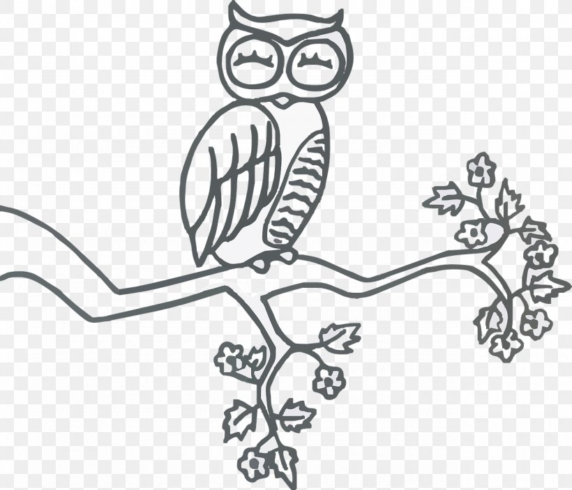 Black-and-white Owl Clip Art, PNG, 1280x1098px, Owl, Art, Artwork, Beak, Bird Download Free