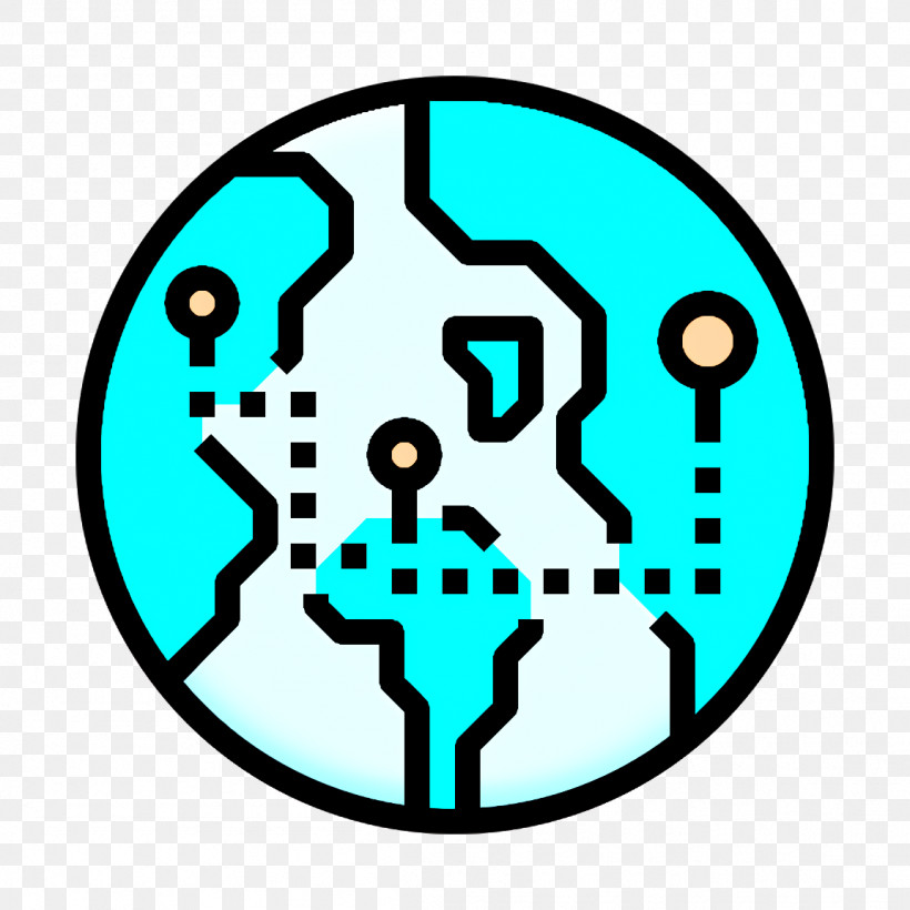 Navigation Icon Maps And Location Icon Globe Icon, PNG, 1152x1152px, Navigation Icon, Circle, Globe Icon, Maps And Location Icon, Sticker Download Free