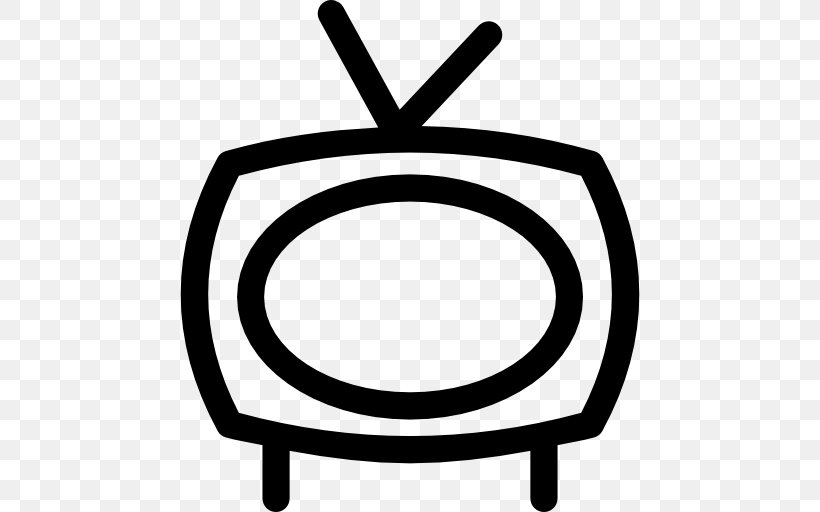 Television, PNG, 512x512px, Television, Black And White, Icon Design, Symbol, Television Antenna Download Free