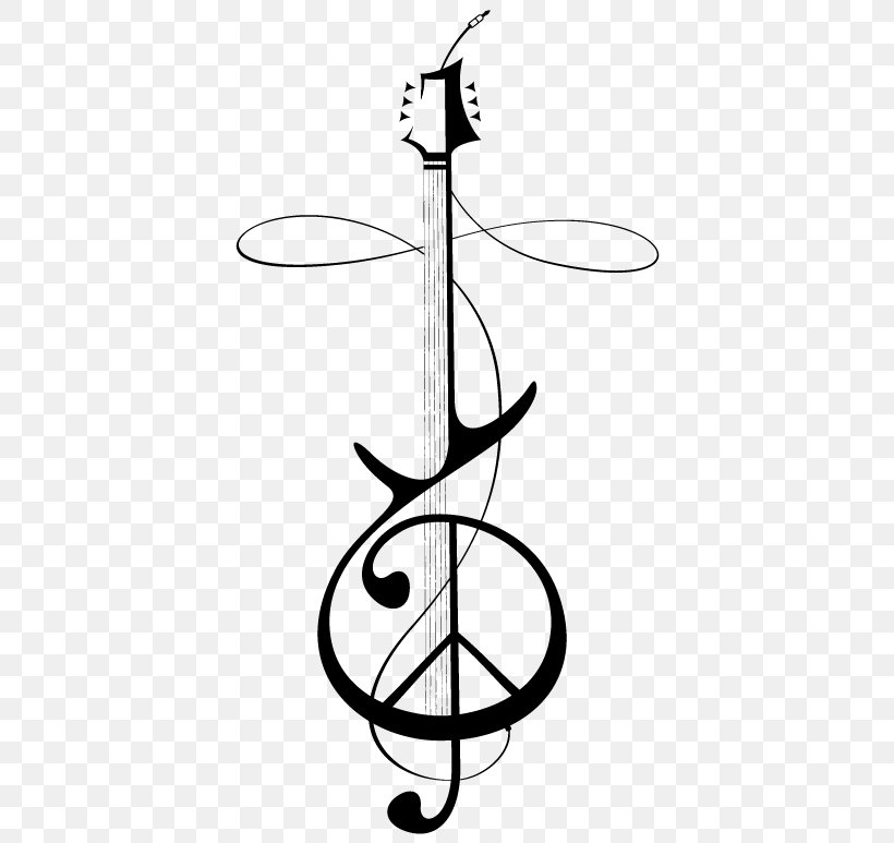 Clef Treble Guitar Art Musical Note, PNG, 404x773px, Watercolor, Cartoon, Flower, Frame, Heart Download Free
