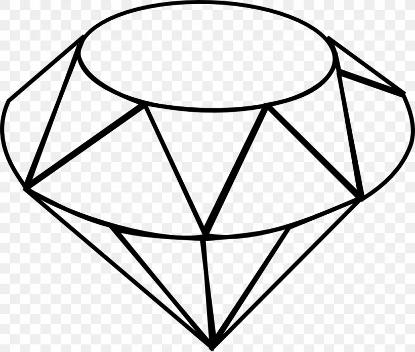 Drawing Diamond Sketch, PNG, 1024x869px, Drawing, Area, Black And White, Cartoon, Diamond Download Free