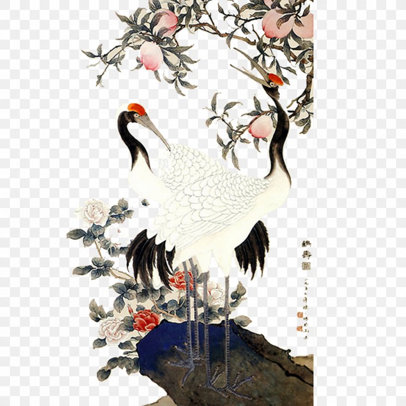 Ink Wash Painting Oil Painting Chinese Painting U8cc0u306eu795du3044, PNG, 1000x1000px, Ink Wash Painting, Bird, Birdandflower Painting, Birthday, Chinese Painting Download Free