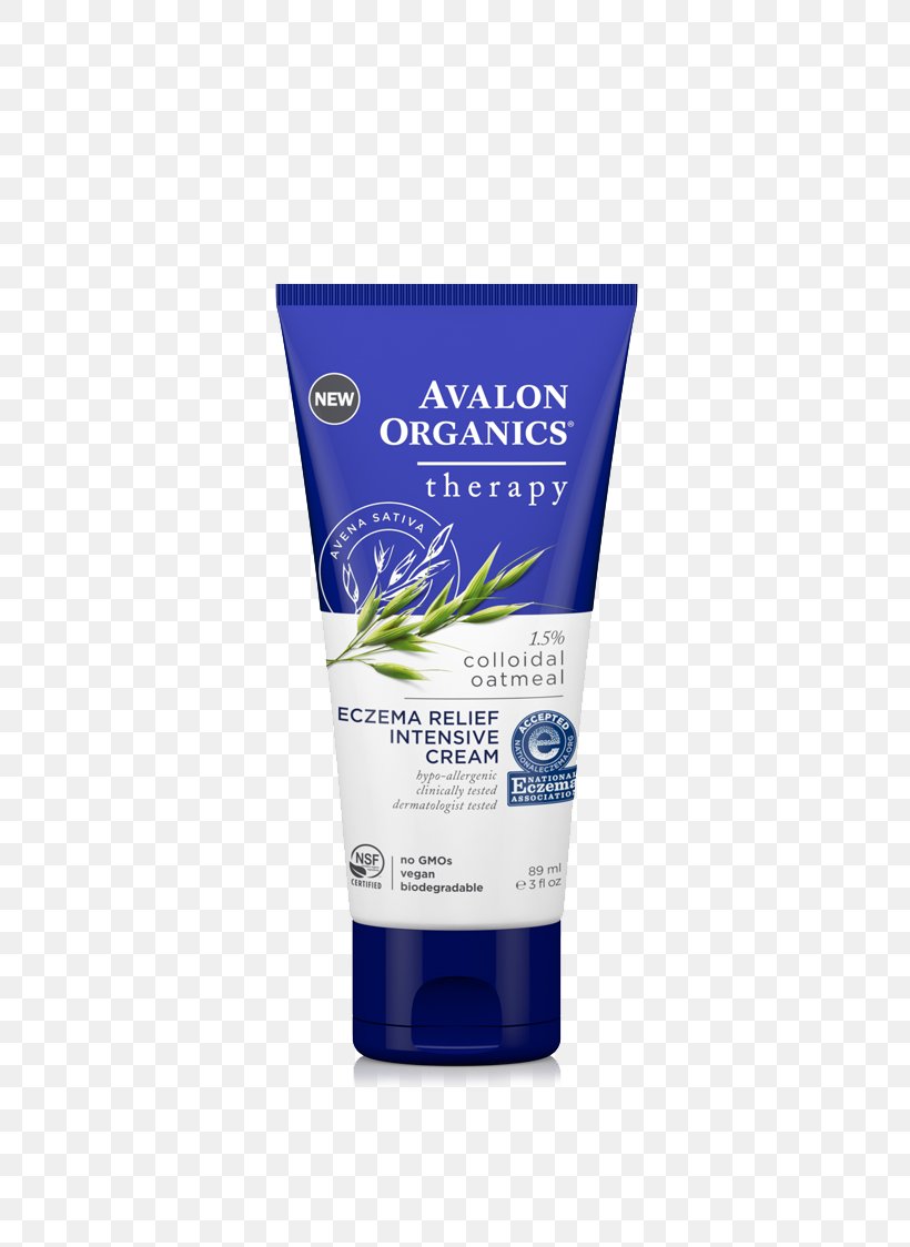 Cream Lotion Eucerin Eczema Relief Body Creme Avalon Organics Intense Defense Antioxidant Oil, PNG, 580x1124px, Cream, Biotin, Cosmetics, Dermatitis, Eczema Download Free