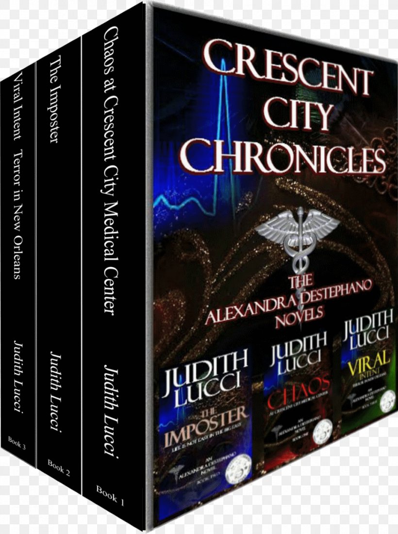 Crescent City Chronicles: The Alexandra Destephano Novels Book Chaos At Crescent City Medical Center: An Alex Destephano Novel Viral Intent The Case Of Dr. Dude: A Michaela Mcpherson Mystery, PNG, 954x1280px, Book, Amazon Kindle, Amazoncom, Audiobook, Bibliography Download Free