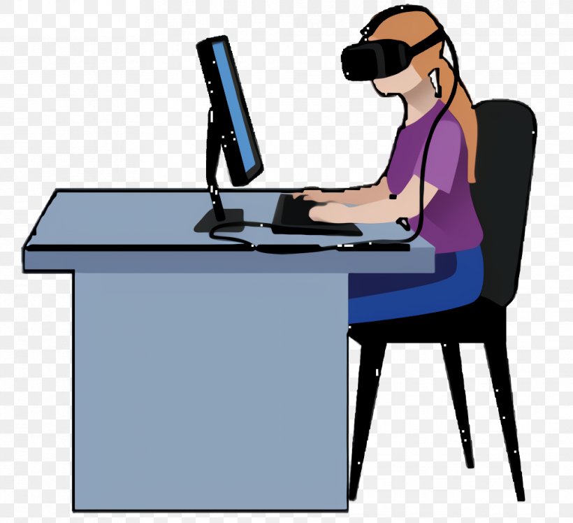 Virtual Reality Desk, PNG, 1012x924px, Virtual Reality, Character, Computer Desk, Computer Software, Desk Download Free