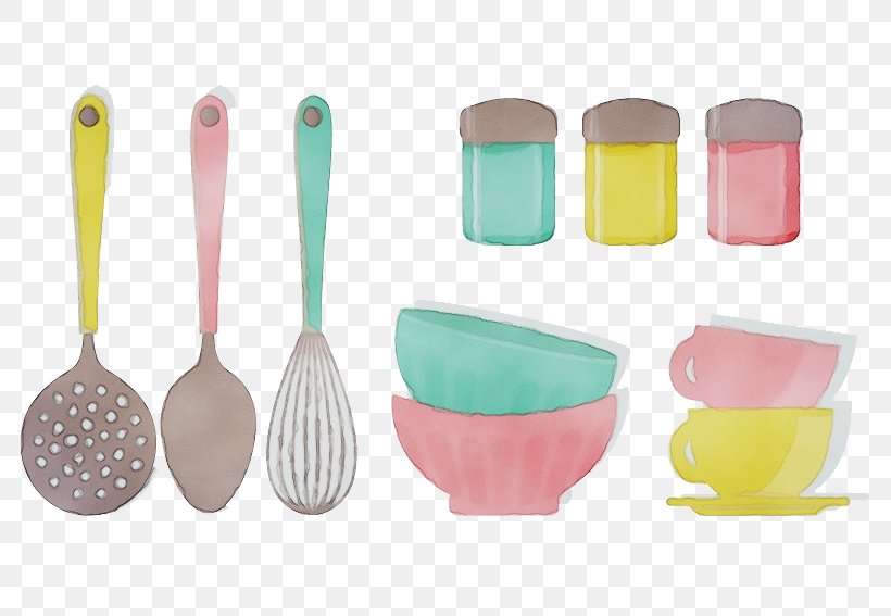 Watercolor Cartoon, PNG, 810x567px, Watercolor, Bowl, Cutlery, Fork, Kitchen Download Free