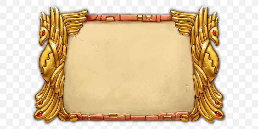 01504 Picture Frames Game Gold Rectangle, PNG, 674x411px, Picture Frames, Brass, Game, Gamesys, Gold Download Free