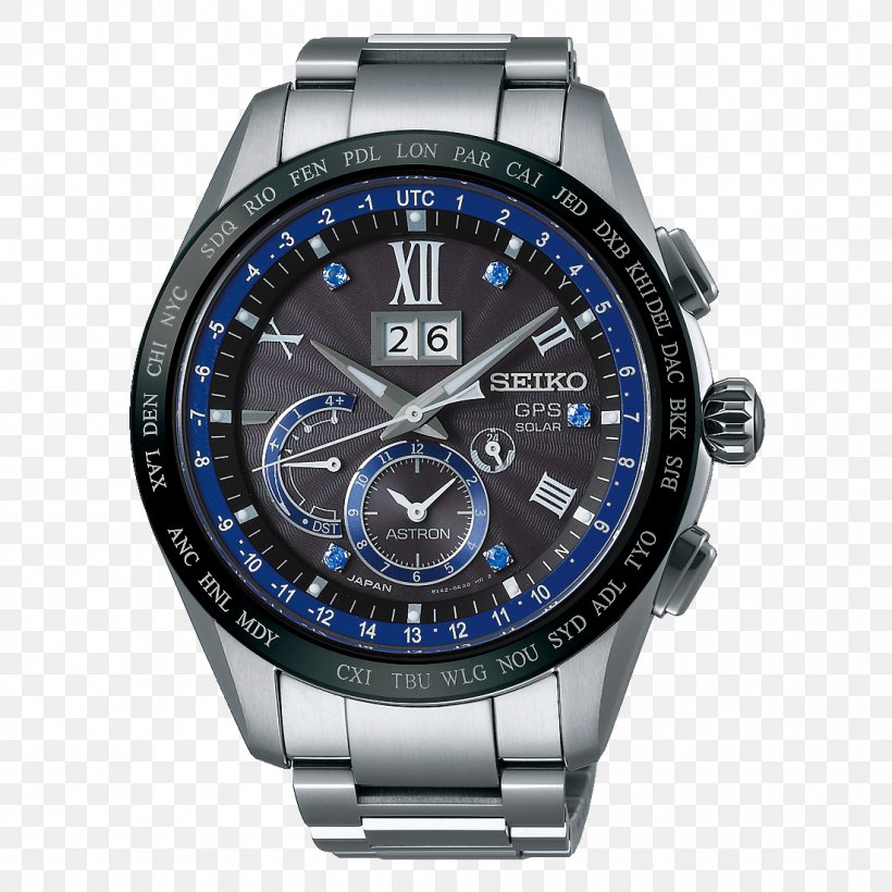 Astron Seiko 5 Watch Chronograph, PNG, 1102x1102px, Astron, Automatic Watch, Brand, Chronograph, Electric Blue Download Free