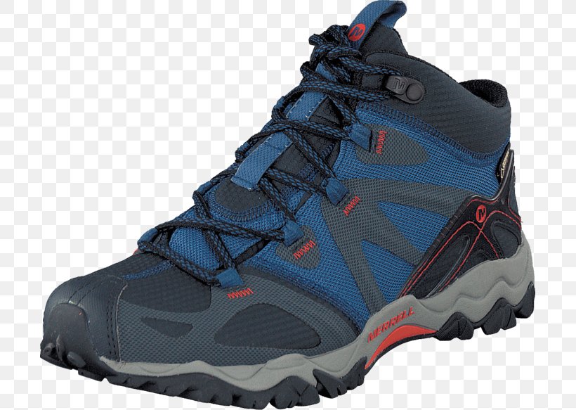 Merrell Grassbow Mid Sport GTX Men's Walking Boot Shoe, PNG, 705x583px, Merrell, Athletic Shoe, Basketball Shoe, Black, Blue Download Free