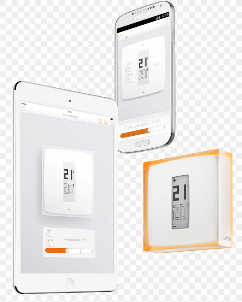 Netatmo Smart Thermostat Mobile Phones Smartphone, PNG, 859x1073px, Netatmo Smart Thermostat, Berogailu, Central Heating, Electronic Device, Electronics Download Free