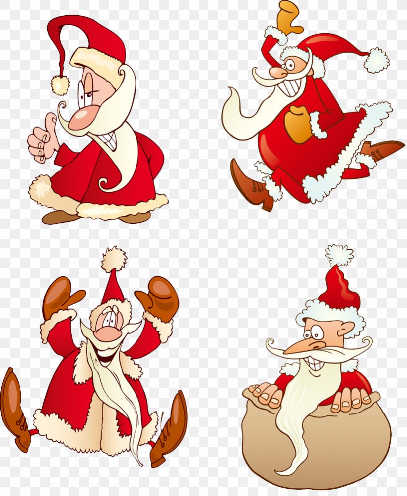 Santa Claus Christmas Cartoon Illustration, PNG, 821x1000px, Santa Claus, Art, Cartoon, Character, Christmas Download Free