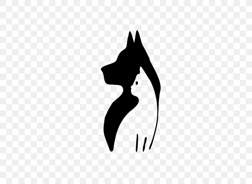 Dog Turkish Angora Silhouette Siamese Cat Logo, PNG, 600x600px, Dog, Animal,  Arm, Black, Black And White