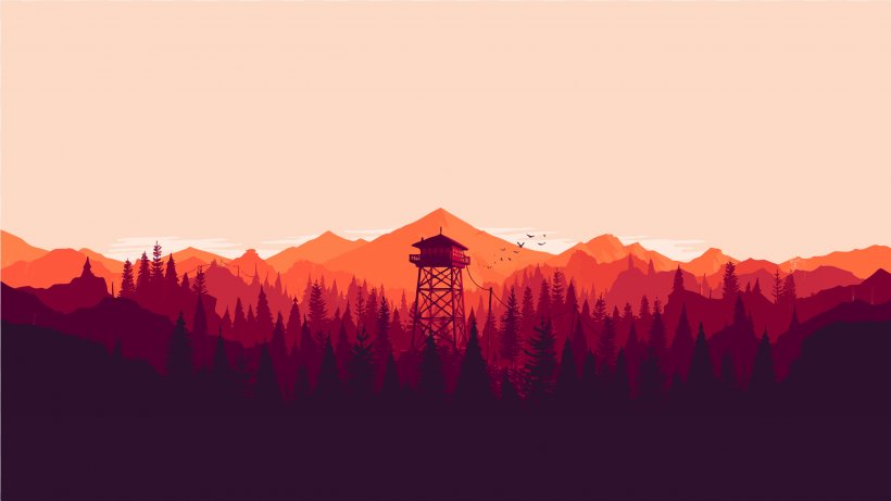 Firewatch Desktop Wallpaper 4K Resolution Campo Santo Ultra-high-definition Television, PNG, 2560x1440px, 4k Resolution, Firewatch, Campo Santo, Dawn, Desktop Computers Download Free