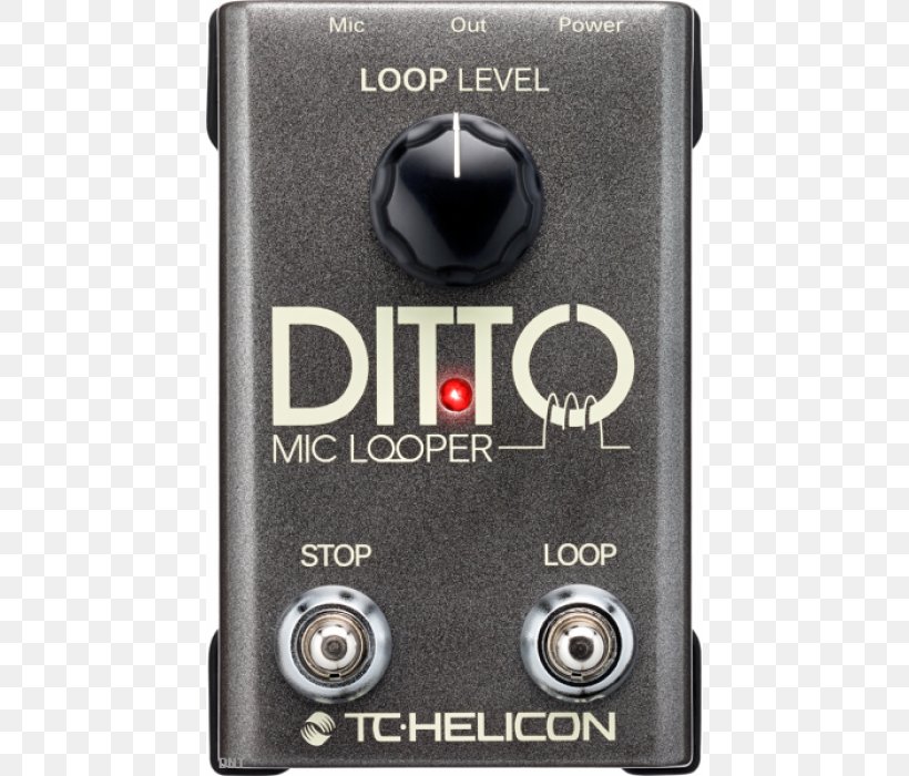 Microphone TC-Helicon Ditto Mic Looper Effects Processors & Pedals TC Electronic, PNG, 700x700px, Watercolor, Cartoon, Flower, Frame, Heart Download Free