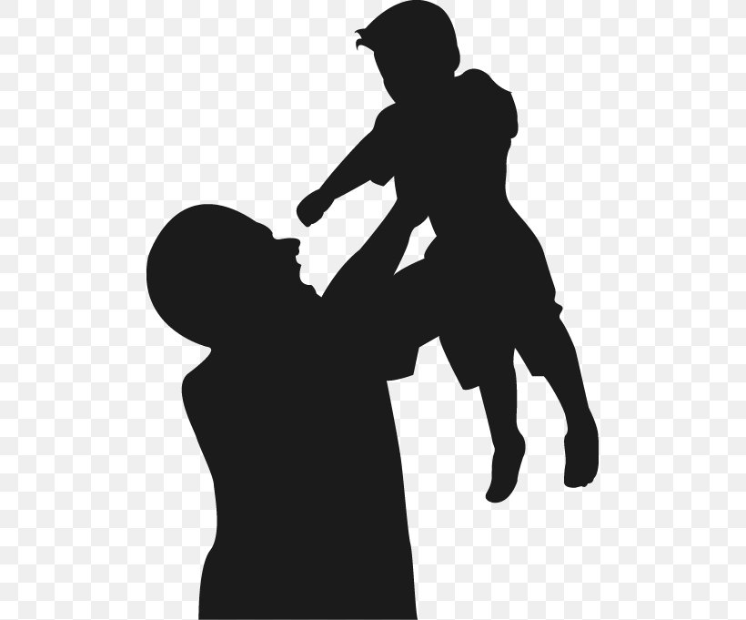 Fathers Day, PNG, 497x681px, Father, Apng, Black And White, Fathers Day, Human Behavior Download Free