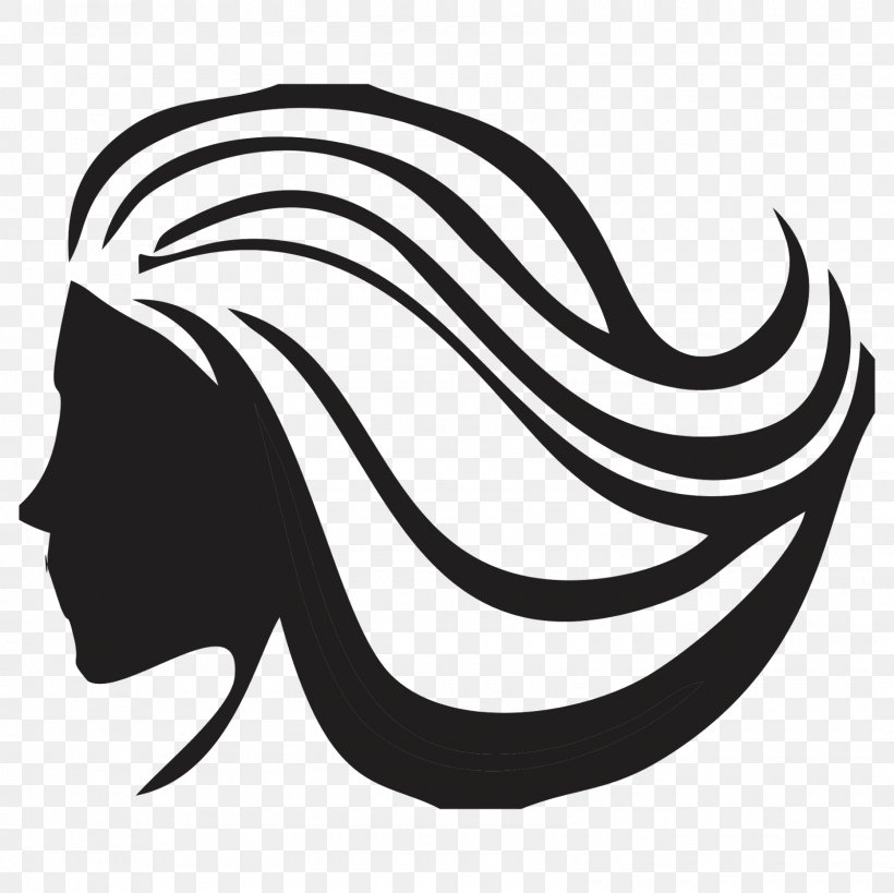 Hairstyle Artificial Hair Integrations Logo Vector Graphics, PNG, 1600x1600px, Hair, Artificial Hair Integrations, Artwork, Black, Black And White Download Free