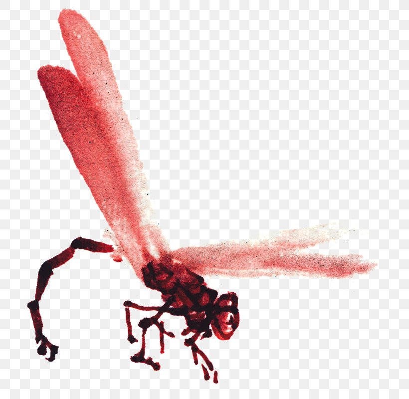 Insect Ink Wash Painting Watercolor Painting, PNG, 800x800px, Insect, Dragonfly, Drawing, Finger, Hand Download Free