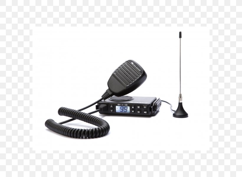 Microphone Midland Radio PMR446 Two-way Radio General Mobile Radio Service, PNG, 600x600px, Microphone, Aerials, Audio, Audio Equipment, Citizens Band Radio Download Free