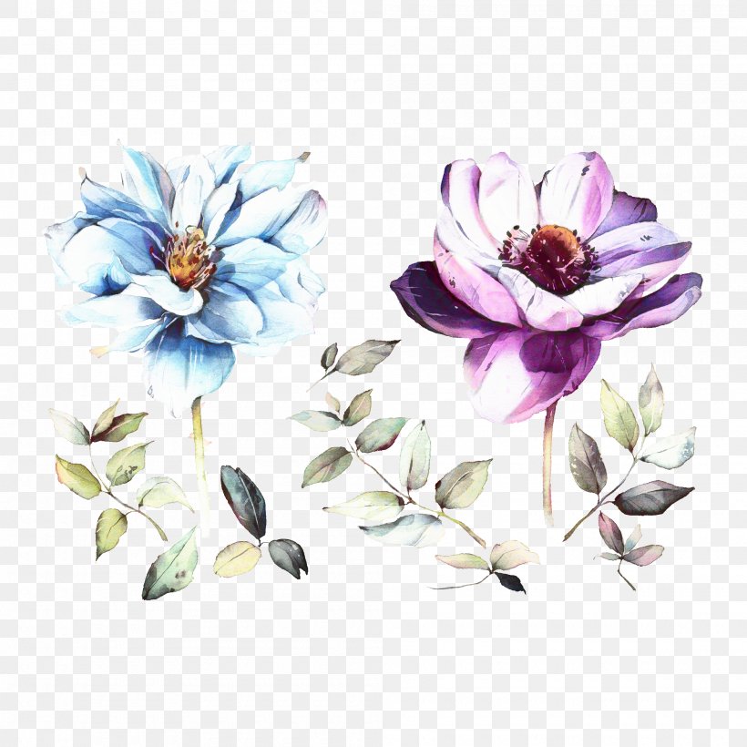 Watercolor Flower Background, PNG, 2000x2000px, Petal, Anemone, Blossom, Columbine, Cut Flowers Download Free