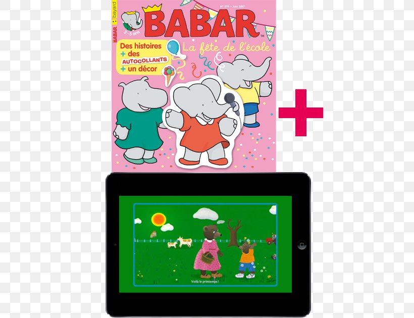 Babar The Elephant Magazine Subscription Babar 2 Histoires De Héros, PNG, 624x630px, Babar The Elephant, Area, Cartoon, Character, Child Download Free