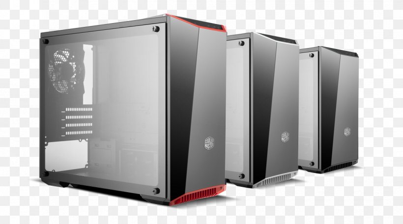 Computer Cases & Housings Power Supply Unit MicroATX Cooler Master Mini-ITX, PNG, 1236x690px, Computer Cases Housings, Atx, Computer Case, Computer Hardware, Computer System Cooling Parts Download Free