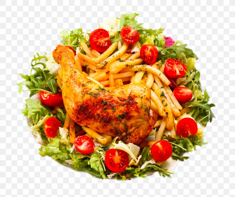 Fried Chicken Barbecue French Fries Cherry Tomato Roast Chicken, PNG, 1000x840px, Fried Chicken, Barbecue, Cherry Tomato, Chicken Meat, Chicken Thighs Download Free