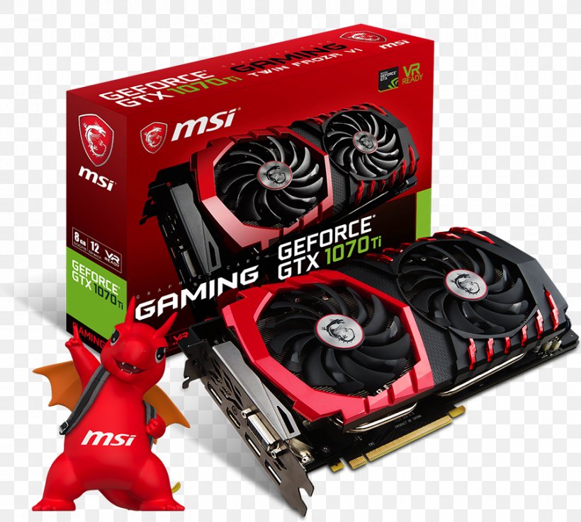 Graphics Cards & Video Adapters NVIDIA GeForce GTX 1070 Ti 英伟达精视GTX MSI GTX1070 Ti TITANIUM 8G Graphics Card, PNG, 900x810px, Graphics Cards Video Adapters, Computer Component, Computer Cooling, Electronic Device, Electronics Accessory Download Free