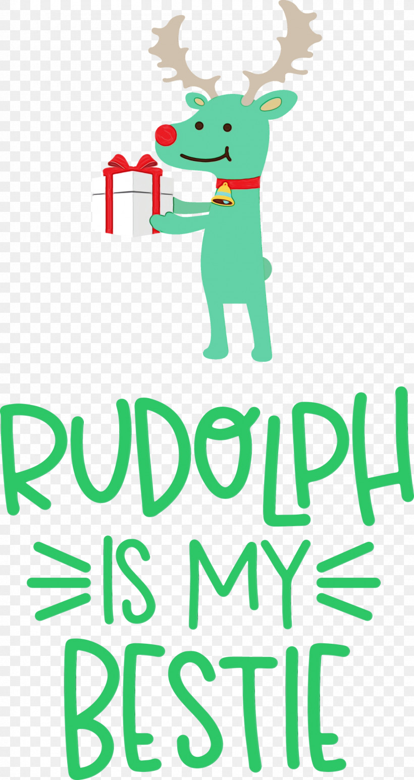 Logo Cartoon Text Tree Happiness, PNG, 1591x3000px, Rudolph Is My Bestie, Behavior, Cartoon, Christmas, Deer Download Free