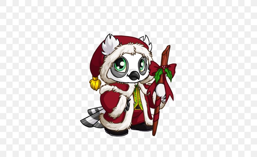 Neopets Christmas Yule Holiday Dog, PNG, 500x500px, Neopets, Animal, Blue, Carnivoran, Cartoon Download Free