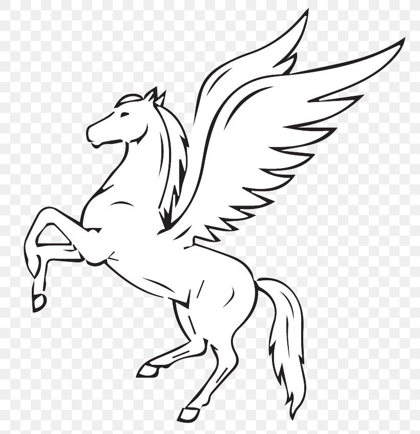 Pegasus Flying Horses Drawing, PNG, 770x847px, Watercolor, Cartoon, Flower, Frame, Heart Download Free