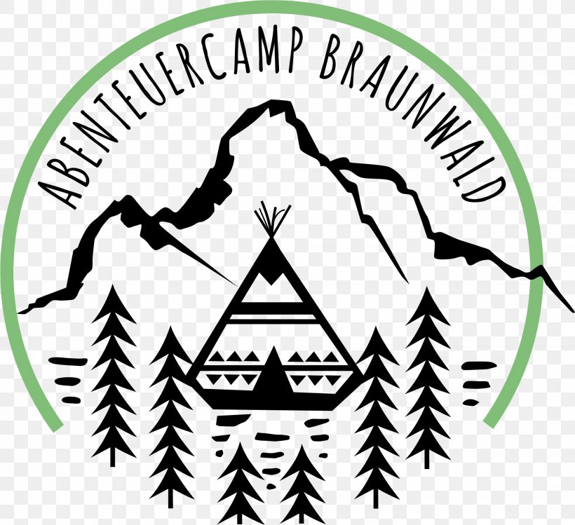 Abenteuercamp Braunwald Campsite Camping Hotel Campervans, PNG, 2007x1834px, Campsite, Area, Artwork, Black, Black And White Download Free