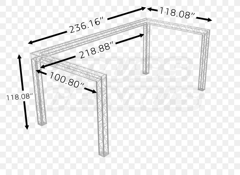 FedEx United Parcel Service Truss, PNG, 800x600px, Fedex, Black And White, Furniture, Hardware Accessory, Rectangle Download Free