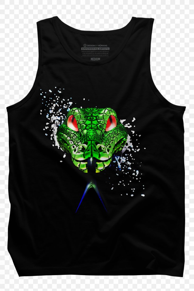 T-shirt Amphibian Sleeveless Shirt Gilets, PNG, 1200x1800px, Tshirt, Amphibian, Black, Brand, Clothing Download Free