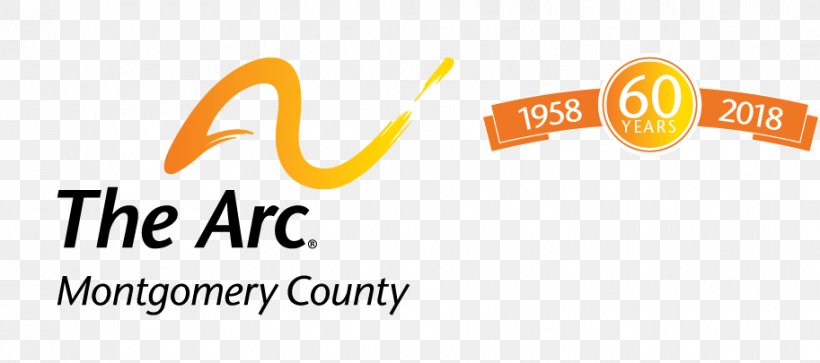 The Arc Montgomery County Vocational & Day Services The Arc Montgomery County-Respite Logo Brand Urban Thrift, PNG, 913x405px, Logo, Brand, Montgomery County, Orange, Text Download Free