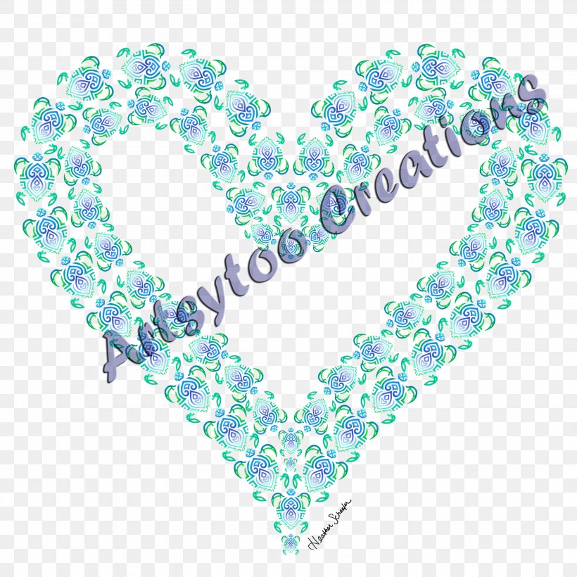 Turtle Heart Craft Magnets Refrigerator Magnets Animal, PNG, 3000x3000px, Turtle, Animal, Aqua, Azure, Bead Download Free
