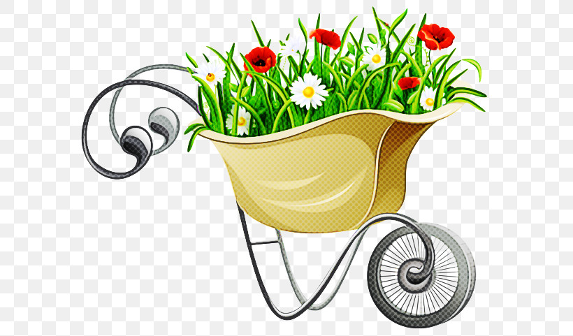 Wheelbarrow Flowerpot Flower Plant Vehicle, PNG, 600x481px, Wheelbarrow, Cart, Cut Flowers, Flower, Flowerpot Download Free