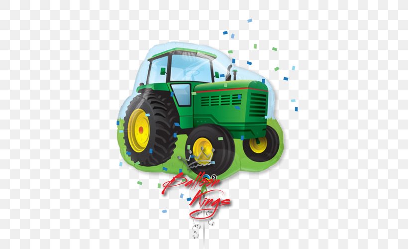 John Deere Mylar Balloon Tractor Birthday, PNG, 500x500px, John Deere, Agricultural Machinery, Automotive Design, Balloon, Balloon Modelling Download Free