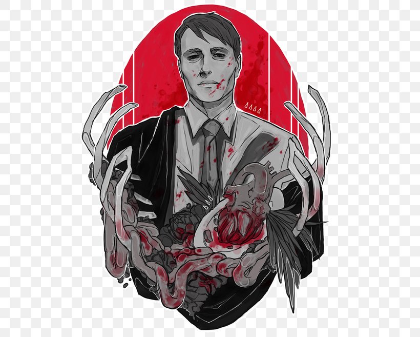 Mads Mikkelsen Hannibal Lecter Will Graham Comics, PNG, 520x657px, Watercolor, Cartoon, Flower, Frame, Heart Download Free